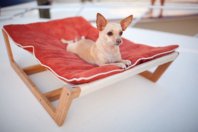 The Bambu Pet Hammock II, Pet Lounge Studios, bamboo pet beds, eco friendly pet beds, green pet beds, green dog beds, eco friendly dog beds, sustianble dog beds