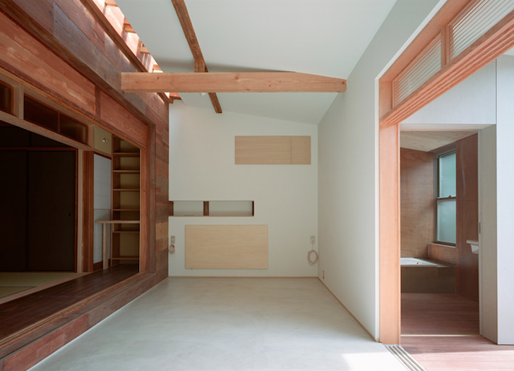 Q Architecture, Kyo-Machiya, Japan, Kyoto, green design, sustainable design, eco-design, green renovation, recycled materials, historical record