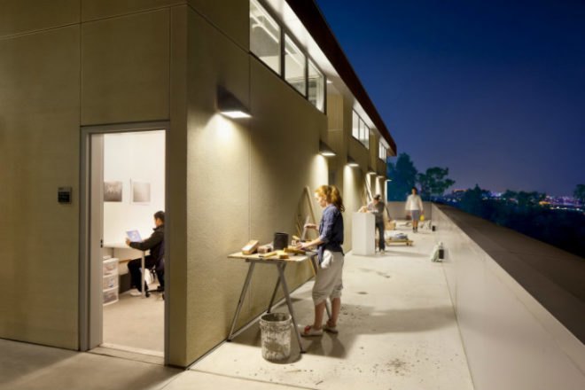 UCI Arts, Contemporary Arts Center, natural ventilation, passive solar design, UC Irvine, Ehrlich Architects