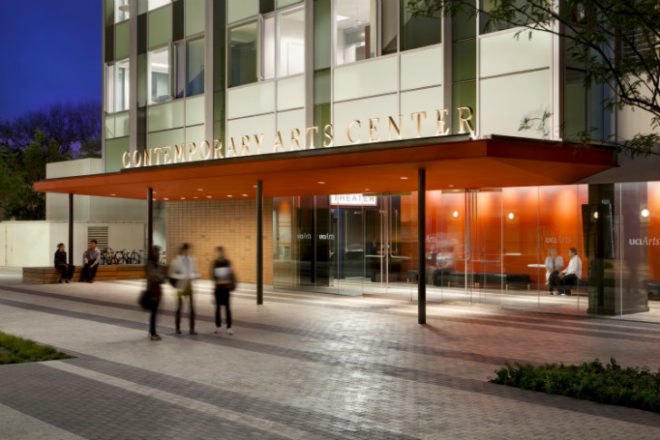 UCI Arts, Contemporary Arts Center, natural ventilation, passive solar design, UC Irvine, Ehrlich Architects