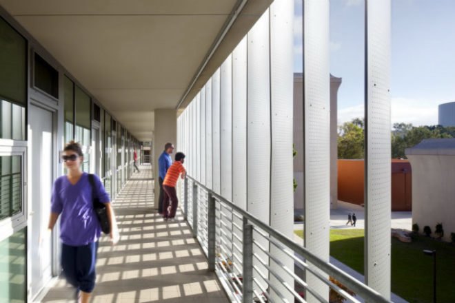 UCI Arts, Contemporary Arts Center, natural ventilation, passive solar design, UC Irvine, Ehrlich Architects