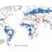 world map, groundwater use, hydrologic model, agricultural production, water stress