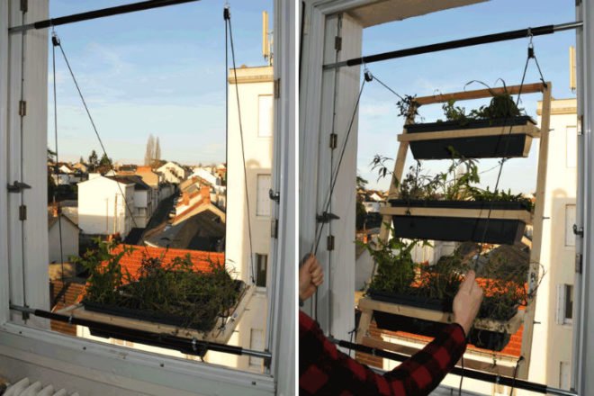 Volet Vegetal, Barreau&Charbonnet, gardening, planter, urban gardening, window planter