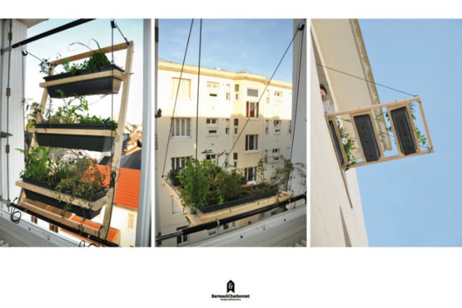 Volet Vegetal, Barreau&Charbonnet, gardening, planter, urban gardening, window planter