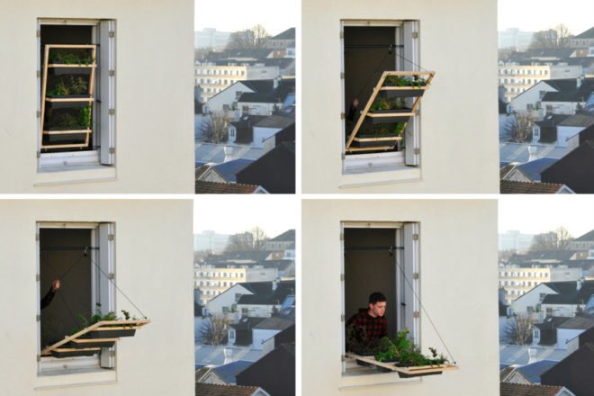 Volet Vegetal, Barreau&Charbonnet, gardening, planter, urban gardening, window planter