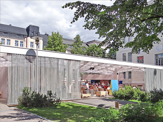 WDC Helsinki 2012 Pavilion Aalto University, Helsinki World Design Capital, Aalto University, Finish design, wooden pavilion, exhibition space, cultural architecture, green living
