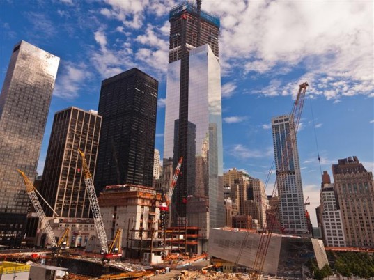 One World Trade Centre, 2 World Trade Centre, 3 World Trade Centre, Empire State Building, World Trade Centre Transportation Hub, New York, Manhattan