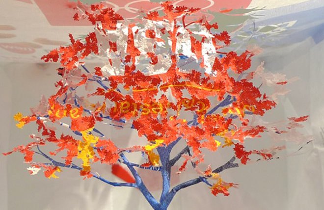 green design, eco design, sustainable design, David B. Smith Gallery, recycle art, Denver art galleries, McDonald's, McDonald's art, paper art, Yuken Teruya, recycled art, paper bag art, Notice-Forest: What Victory Tastes Like