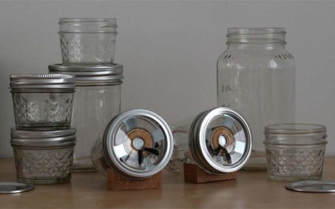 audioJar, sarah pease, mason jars, speaker, open source, DIY