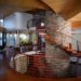 Robert Harvey Oshatz, architecture, natural materials, lakeside home, Wisconsin, curvilinear design, stone, green building, sustainable building, nature materials, eco-design, sustainable design, Chenequa Residence