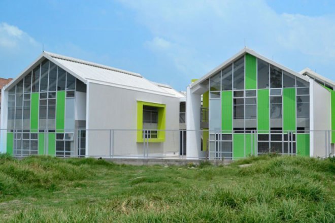 columbia architecture, school building, demos arquitectos, passive solar, el caracol, kindergarten architecture, natural daylighting