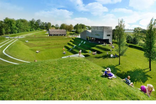 green design, eco design, sustainable design, Culemborg, Fort Wek aan't Spoel, Holland, Adaptive reuse, inundation locks, Rietveld Landscape, Atelier de Lyon, disused fort