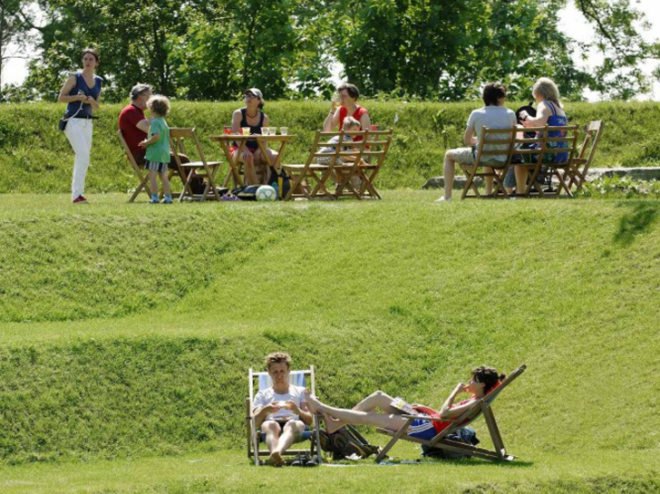 green design, eco design, sustainable design, Culemborg, Fort Wek aan't Spoel, Holland, Adaptive reuse, inundation locks, Rietveld Landscape, Atelier de Lyon, disused fort