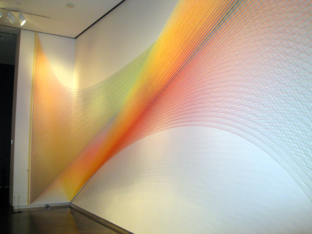 Gabriel Dawe, Plexus, thread, textiles, embroidery, art, gender roles, masculinity, Mexico,