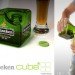 Heineken, Heineken cube, beer bottle, square beer bottle, Petit Romain, packaging design