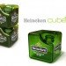 Heineken, Heineken cube, beer bottle, square beer bottle, Petit Romain, packaging design