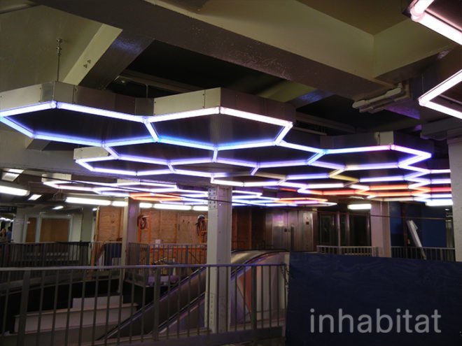 bleecker street, Bleecker Street Station, LED Art, LED light installation, leo villareal, light sculpture, Manhattan, MTA, new york city subway, Public Art, subway art, transportation
