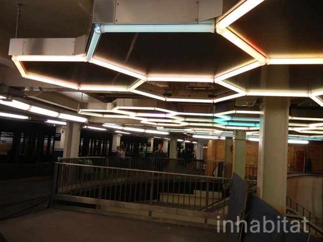 bleecker street, Bleecker Street Station, LED Art, LED light installation, leo villareal, light sculpture, Manhattan, MTA, new york city subway, Public Art, subway art, transportation