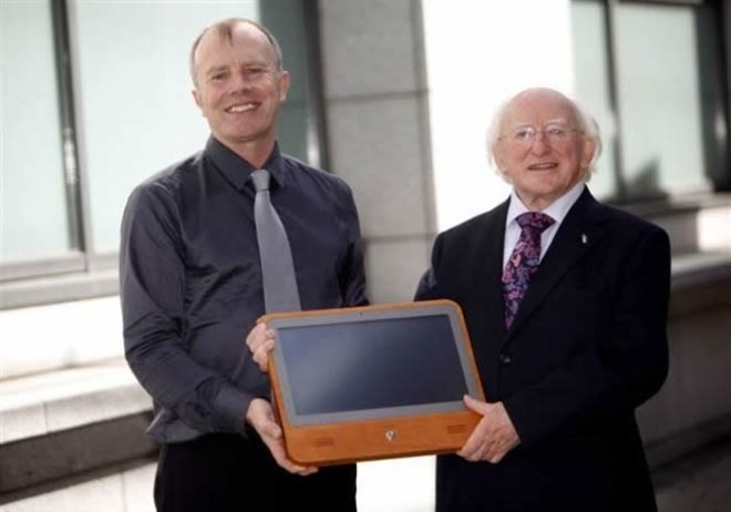 iameco, computer, wood frame, recyclable, efficient, pc, micropro
