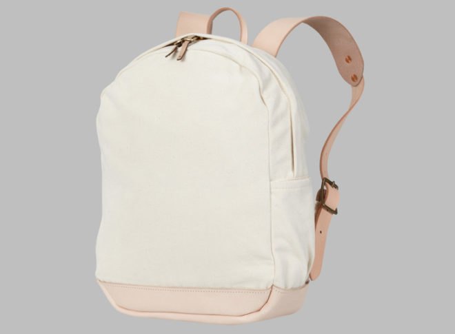 Joshu + Vela Organic Canvas Backpack, made in usa, usa-made backpack, Top 6 Green Backpacks, Back to School, green backpacks, green bags, sustainable design, green design, sustainable style, sustainable school backpacks, eco bags, sustainable satchels, green bookbags, college student bags"