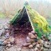 kevin langan, survival shelter, scotland, natural resources, 100 wild huts, hut, blog, pine