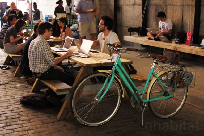 Loosecube, DUMBO archway office, work under the manhattan bridge, co working nyc, co working brooklyn, free office space nyc, free office space brooklyn
