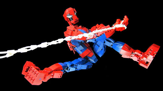 lego, lego toys, lego figurine, spiderman, amazing spiderman, lego spiderman, Michael McCooey, LegoCuusoo, design, green design, eco design, sustainable design, lego design, lego action figures, action figures, green toys, spiderman action figure