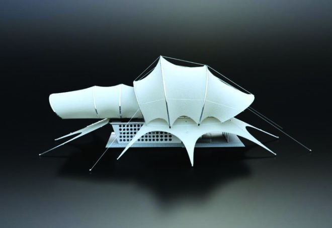 andrej cverha, monohedron, modular housing, prefab housing, customizability, toto twin lamps, aero unisex slippers, canvas, steel frame, bricks and mortar alternative, flexible housing, architecture