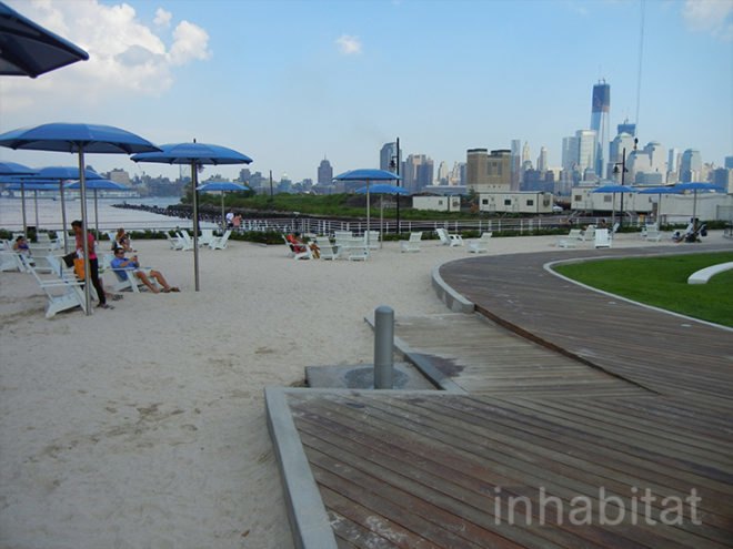 beach in new york, eco design, Eco-friendly sports field, green design, green space in new jersey, Jersey City, New Jersey, new york beach, Newport Green, newport new jersey beach, nj beach, pop up beach, sustainable design, urban beach