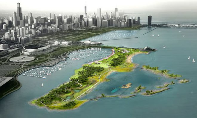 Northerly Island, Chicago, Jeanne Gang, Studio Gang, JJR, Chicago park
