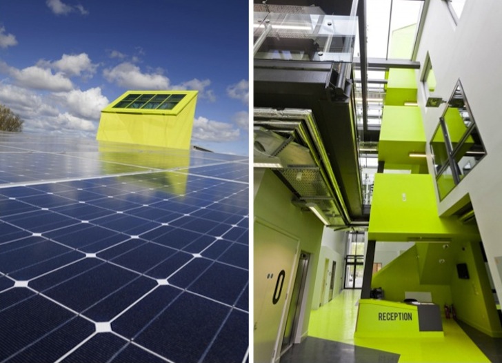 BREEAM, Plus Three Architecture, incubator, green roof, Trinity One, UK, South Shields, Brownfield, green design, sustainable design, eco-design