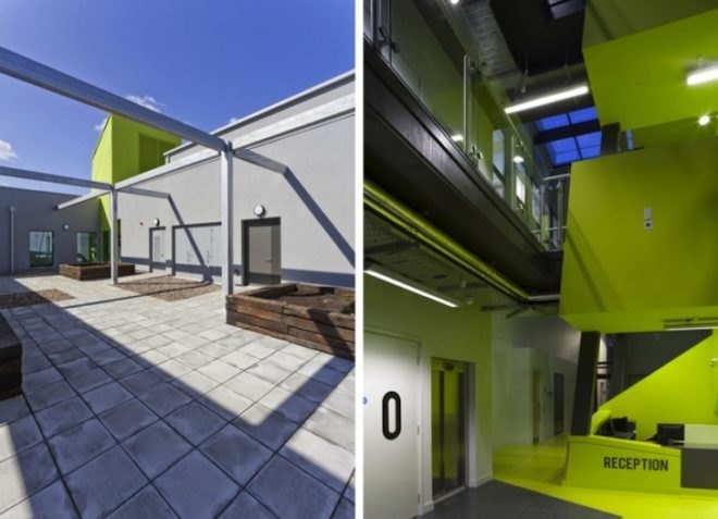 BREEAM, Plus Three Architecture, incubator, green roof, Trinity One, UK, South Shields, Brownfield, green design, sustainable design, eco-design