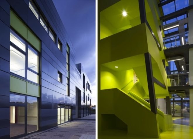 BREEAM, Plus Three Architecture, incubator, green roof, Trinity One, UK, South Shields, Brownfield, green design, sustainable design, eco-design