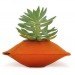 flip & tumble, felt pods, planter, reycled, saucer, plants, indoor decor, orange