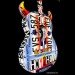 art, design, sculpture, recycling, upcycling, guitar, music, Peter Geiger, license plates, license tags, country music, Brad Paisley, Rascal Flatts