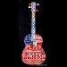 art, design, sculpture, recycling, upcycling, guitar, music, Peter Geiger, license plates, license tags, country music, Brad Paisley, Rascal Flatts