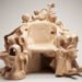 Savage Chair, Jute side table, jute string, plastic, art, Jay Sae Jung Oh, Korean artist