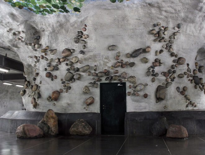 Stockholm Metro, Stockholm subway station, Sweden, subway art, subway mural, Stockholm Metro art