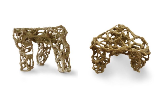 IAAC, Sand Spray, Robotic Printer, 3D Printer, 3D Printing, Robotic Building, Eco-Architecture, Ecologically Friendly Building, Green Building