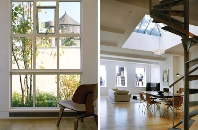 water tank project, NYC, Brian Messana, green renovation, skylight, green design, sustainable design, urban design, rooftop terrance, treehouse