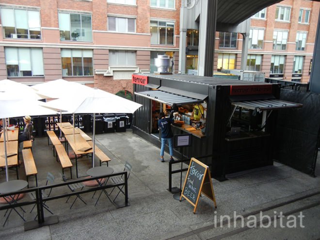 terroir, terroir wine bar, wine bar on high line, shipping container restaurant on high line, high line food, high line eatery, terroir on the porch, shipping container restaurant, wine bar high line, high line bar, bars high line,