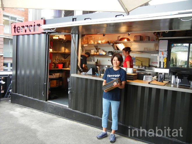 terroir, terroir wine bar, wine bar on high line, shipping container restaurant on high line, high line food, high line eatery, terroir on the porch, shipping container restaurant, wine bar high line, high line bar, bars high line,
