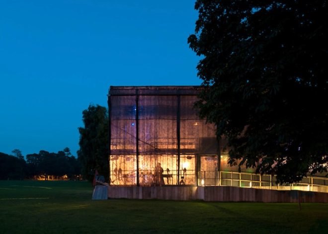 Theater on the Fly, West Sussex, England, Assemble, UK, recycled materials, temporary design, green design, sustainable design, eco-design, green design, Chichester Festival Theater