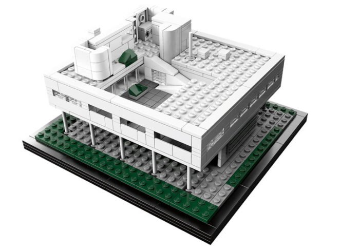 Lego Villa Savoye, le corbusier, lego architecture, lego architecture sets, lego landmark architecture, lego le corbusier, lego buildings, famous lego buildings
