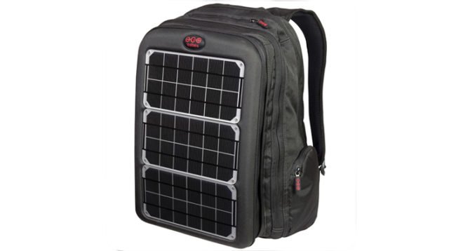 Voltaic Array Solar Backpack, solar power, solar bag, photovoltaic backpack, Top 6 Green Backpacks, Back to School, green backpacks, green bags, sustainable design, green design, sustainable style, sustainable school backpacks, eco bags, sustainable satchels, green bookbags, college student bags