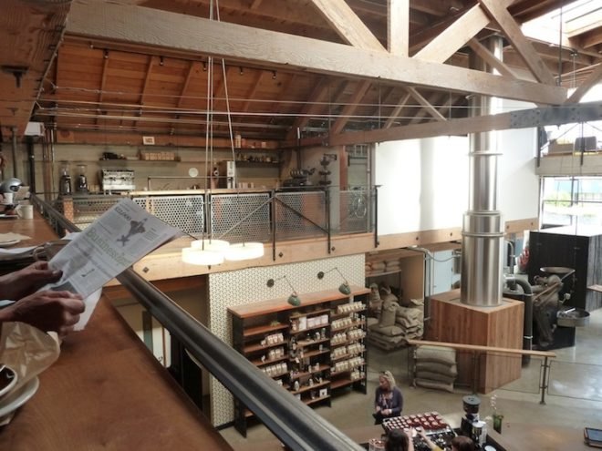 Sightglass Coffee, Architecture and the City, Boor Bridges Architecture, green design, sustainable materials, coffee roaster, daylighting,