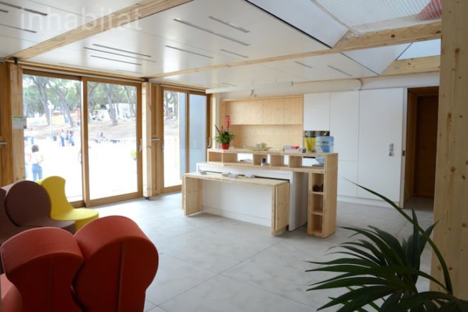 ABC, Fresnel lens, Sumbiosi, Aquitaine Bordeaux Campus, France, SDE 2012, Solar Decathlon Europe, green design, sustainable design, eco-design, solar power, clean tech, greywater recycling