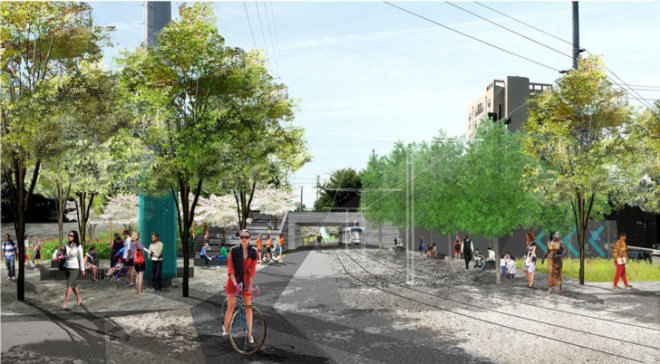 Atlanta BeltLine, Atlanta, Georgia, Urban Park, Transit, Landscape, Urban Design, development. Perkins+Will,
