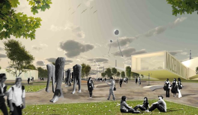 green design, eco design, sustainable design, Basic City A+U, Nowa huta, Poland, Urban planning, Krakow, Post-industrial landscape, Felixx Landscape Architects, city redesign, sustainable city