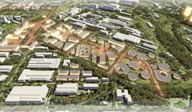 green design, eco design, sustainable design, Basic City A+U, Nowa huta, Poland, Urban planning, Krakow, Post-industrial landscape, Felixx Landscape Architects, city redesign, sustainable city
